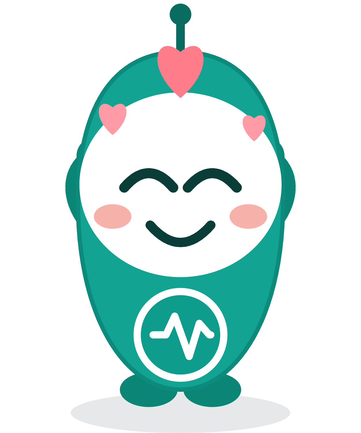 Vita holding a heart